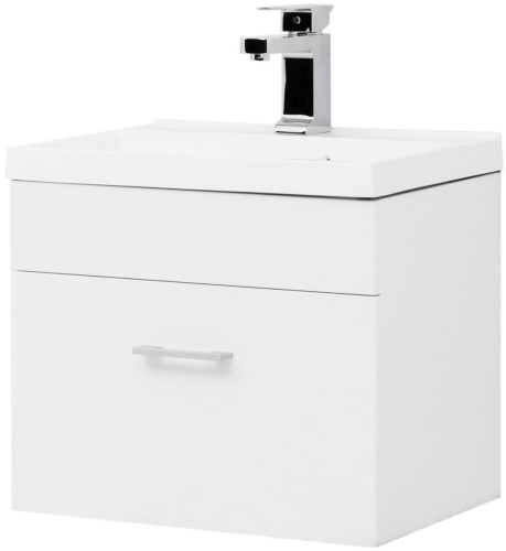 Тумба с раковиной Aquanet Нота 00287705 50х35х44 подвесная цвет белый - фото 5