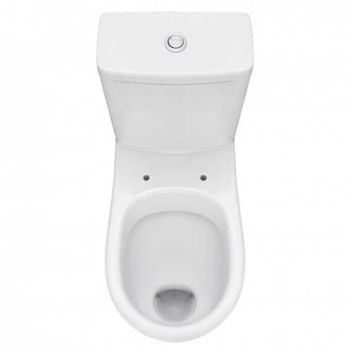 Унитаз-компакт напольный с бачком Santek Уно 1WH501613 белый с сиденьем микролифт каскадный смыв - фото 4