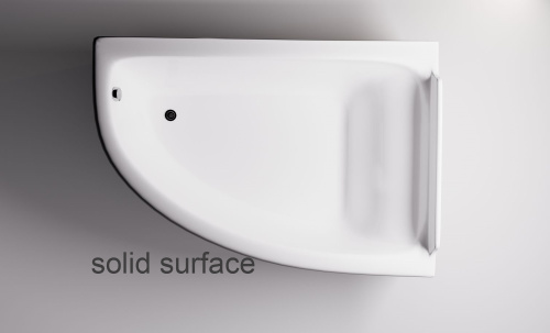 Ванна из искусственного камня Astra-Form Анастасия 01010064 182х125 угловая асимметричная с ножками - фото 3