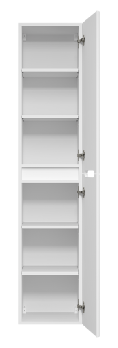 Шкаф-пенал Misty Роял П-Роя-01035-011П 35х34х165 подвесной цвет белый - фото 4