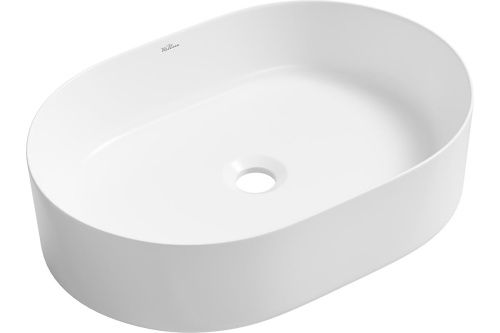 Раковина из сантехнического фарфора Wellsee Belle Spa 335702000 50х40 накладная цвет белый без отверстий под смеситель - фото 2