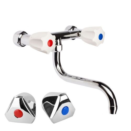 Смеситель для кухни Сантаком 140008с настенный хром - фото 2