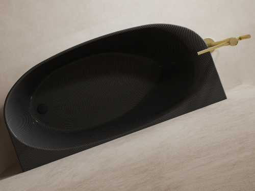 Ванна карбоновая Abber Karbon AK9004 170х80 пристенная овальная - фото 5