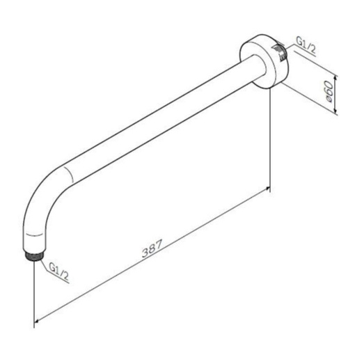 Держатель для душа Am.Pm F0522701 черный - фото 3