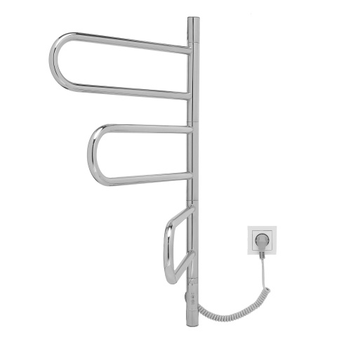 Полотенцесушитель Vincea VTD-1R2CE 52х79 электрический хром - фото 3