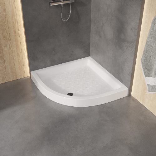 Душевой поддон RGW CER 19170488-01 80х80 керамика белый - фото 2