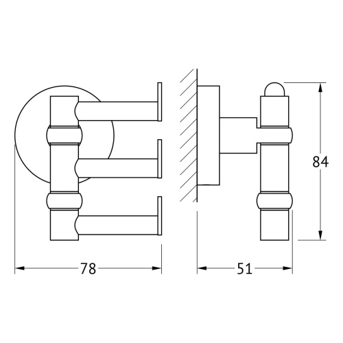 Крючок Artwelle Harmonie HAR 010 - фото 2