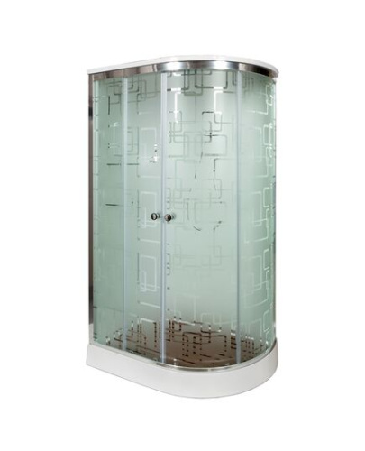 Душевая кабина AvaCan EM1511L 110х80 асимметричная с крышей ориентация левая - фото 2