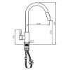 Смеситель для кухни Dorff Logic D3007522 на мойку черный