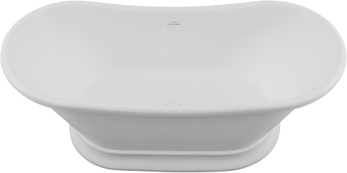 Ванна из искусственного камня Allen Brau 2.35004.21 171х75 отдельностоящая овальная с ножками - фото 4