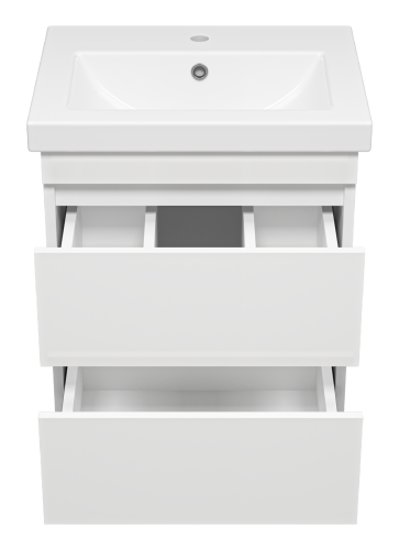 Тумба под раковину Misty Енисей Э-Ени01050-012По2Я 47х39х51 подвесная - фото 3