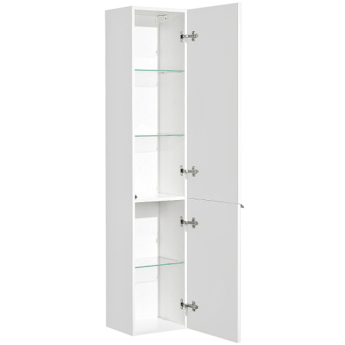 Шкаф-пенал Aquaton Беверли 1A235403BV01R 34х24х160 подвесной цвет белый - фото 2