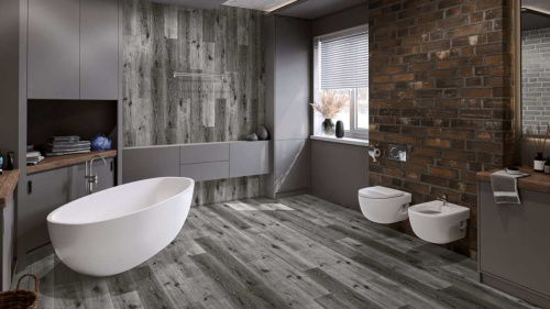 Кварцвиниловая плитка Damy Floor FAMILY LVT T7020-23-LVT Дуб Сильвер толщина 0.25 см 43 класс 1227х187 - фото 5