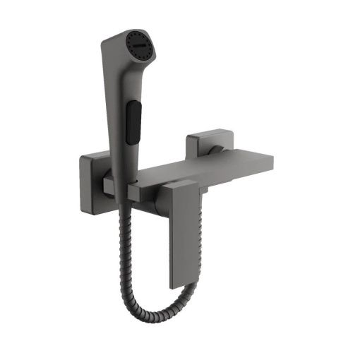 Гигиенический душ со смесителем Belz B55653-3 оружейная сталь - фото 2