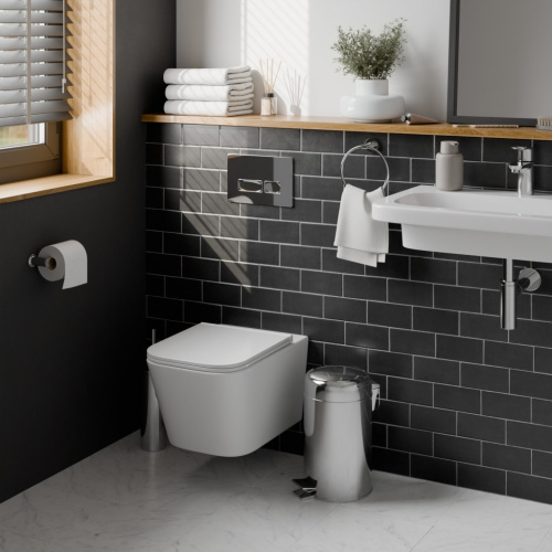 Клавиша смыва механическая Iberica Blanca ESTI-R IB.B021.003.002 цвет серый - фото 5