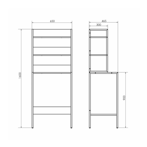 Стеллаж Comforty  00-00011164CF - фото 2