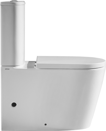 Чаша унитаза напольная Arrow AB2231H цвет белый без бачка с сиденьем микролифт безободковая каскадный смыв - фото 3