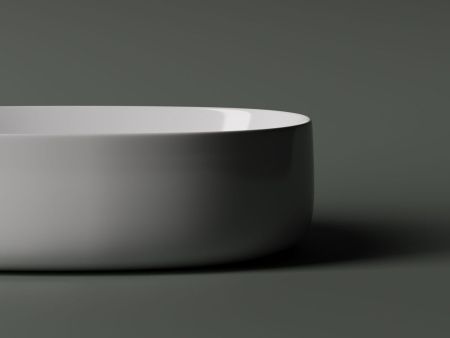Раковина из сантехнического фарфора Ceramica Nova ELEMENT CN5023 50х40 накладная цвет белый без отверстий под смеситель