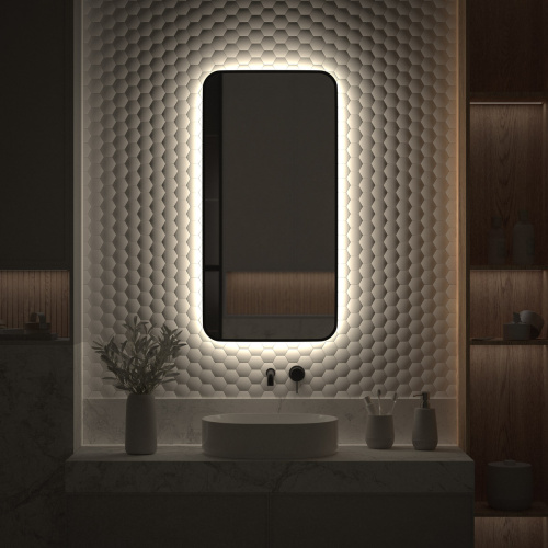 Зеркало в ванную Defesto AURA DF 2965 50х100 - фото 5