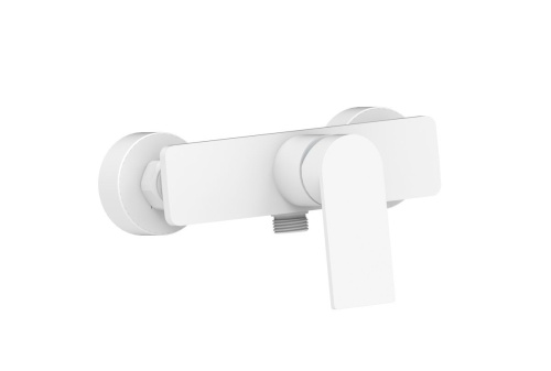 Смеситель для душа AQG Alpha 01ALP300BL настенный белый матовый
