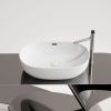 Раковина из сантехнического фарфора Ceramica Nova ELEMENT CN6064 60х40 накладная цвет белый без отверстий под смеситель