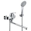 Смеситель для ванны Wasserkraft Rossel 2800 2802L настенный хром