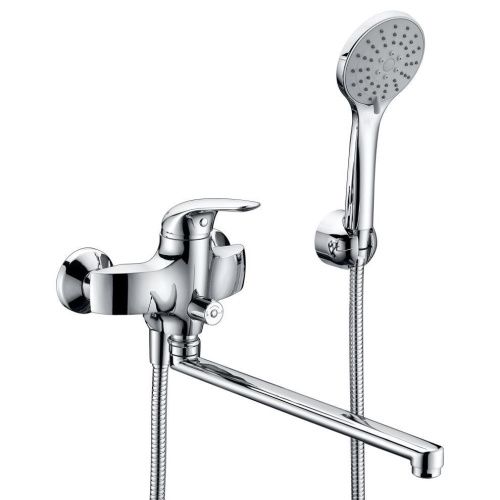 Смеситель для ванны Wasserkraft Rossel 2800 2802L настенный хром - фото 5