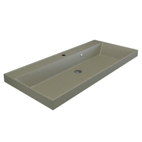 Раковина кварцевая Uperwood Classic Quartz 291030028 90х45 полувстраиваемая цвет бежевый - фото 5