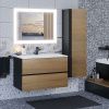 Зеркало с подсветкой Uperwood Barsa 2930205443 80х70 подвесное