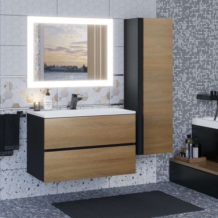 Зеркало с подсветкой Uperwood Barsa 2930205443 80х70 подвесное