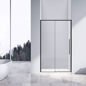 Душевая дверь Vincea Slim-N VDS-4SN110CLB 110х195 стекло прозрачное профиль черный