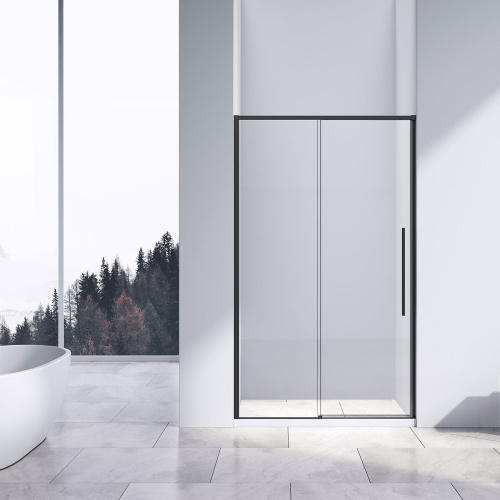 Душевая дверь Vincea Slim-N VDS-4SN140CLB 140х195 стекло прозрачное профиль черный