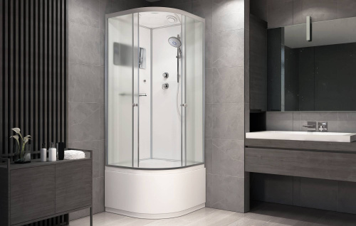 Душевая кабина AvaCan D90S 90х90 четверть круга с крышей ориентация универсальная - фото 3