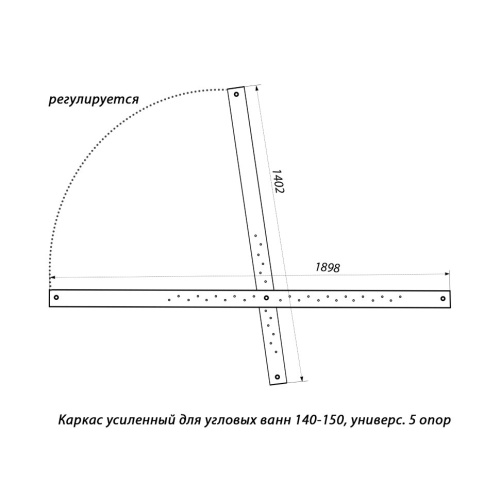 Каркас для ванны Тритон Щ0000045067 - фото 2