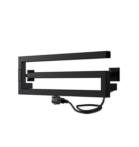 Полотенцесушитель Indigo Sigma DGSIG20-60BRLt 60х20 электрический черный муар - фото 5