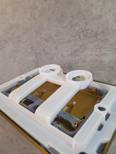 Клавиша смыва механическая AltroBagno Beni aggiuntivi AltroBagnoPFP003GQ цвет золото матовое - фото 5