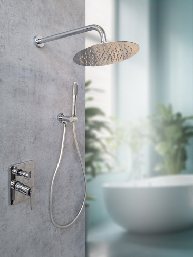 Душевая система AltroBagno Unione AltroBagnoUnione040106Cr встраиваемая в стену - фото 2