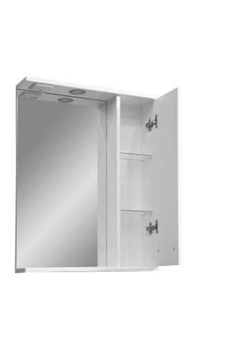 Зеркало-шкаф Stella Polar Фиора SP-00000209 55х14х70 подвесной цвет белый - фото 4