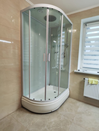 Душевая кабина Frank 129009 120х80 с крышей ориентация правая - фото 5