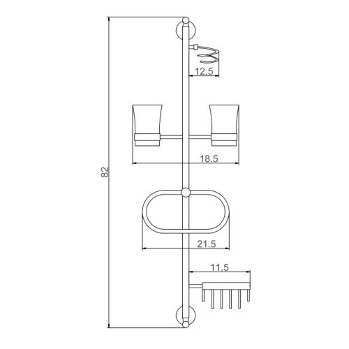 Стойка Savol S-00C03 - фото 3