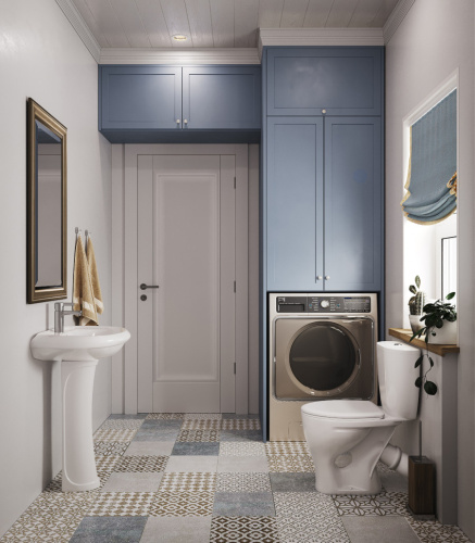 Раковина из сантехнического фарфора Santeri Воротынский 131117S0010B0 45х57 подвесная цвет белый без отверстий под смеситель - фото 5