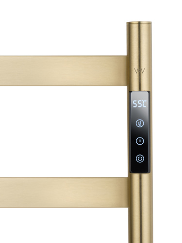 Полотенцесушитель Wonzon & Woghand Essen WW-A407-BG 48х96 электрический золото - фото 4