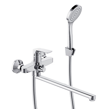 Смеситель для ванны и душа Damixa Eclipse 2.0 489500000 настенный хром