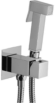 Гигиенический душ со смесителемPaffoni Tweet Square ZDUP112CR встраиваемый в стену хром