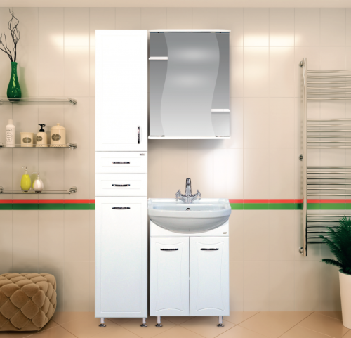 Зеркало-шкаф Misty Зеркала-шкафы Э-Лиа02055-01СвП 55х25х72 подвесной - фото 3