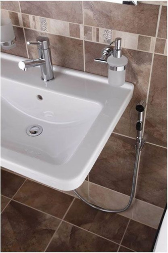 Гигиенический душ со смесителемPaffoni Birillo BI069CRD на раковину хром - фото 2