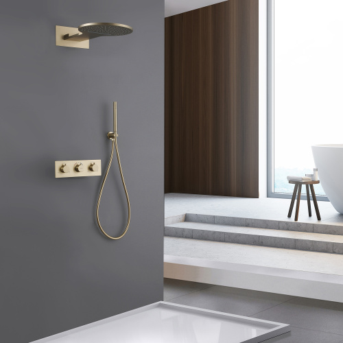 Душевая система ABBER AF8151G встраиваемая в стену - фото 2