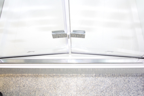 Душевая дверь Cerutti SPA BELLA D101T 100х195 стекло прозрачное профиль хром глянцевый - фото 4