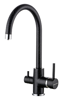 Смеситель для кухни Paulmark ESSEN Es213211-308 на раковину черный
