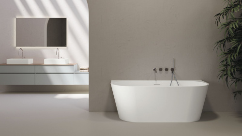 Ванна акриловая Zenon Maracaibo Wall 4000.000.000.000.42157 170х80 пристенная овальная - фото 4